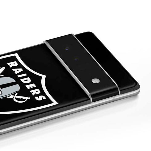 NFL Las Vegas Raiders Large Logo Google Pixel 6 Pro Skin
